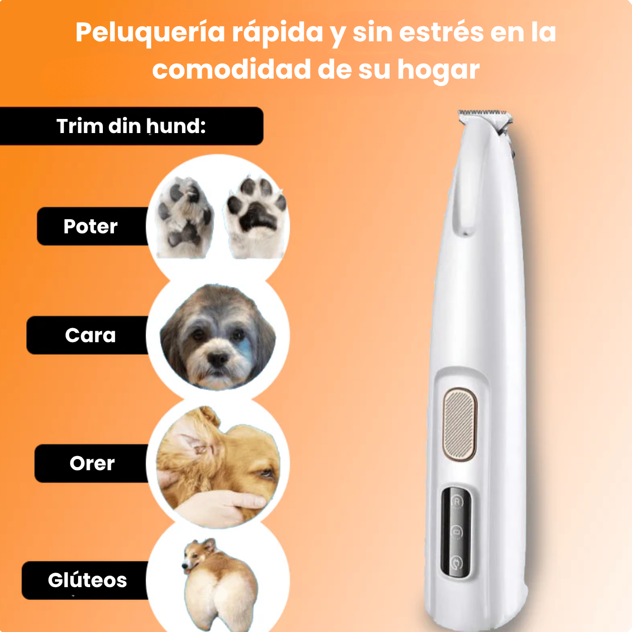 TRIMMY™ - ¡La recortadora para perros en la que confían los dueños más cuidadosos!